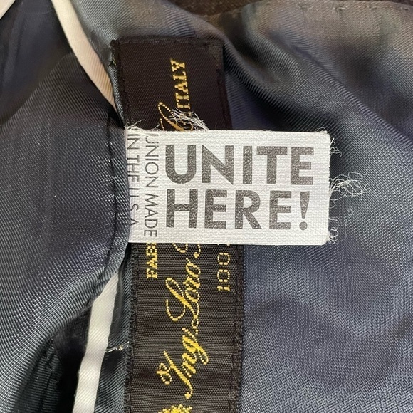 Joseph Abboud Loro Piana 100% Wool 2 Button Blazer in‎ Navy Blue Size 42R - Picture 6 of 7